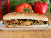 Chicken Shawarma In Baguette