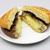 Keto Stuffed Beef Burger 