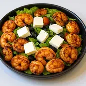Greek Salad With Shrimp