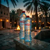 Small bottle of water