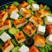 Greek Salad With Chicken Breast 