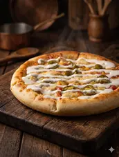 Chicken Ranch Pizza