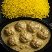 Beef Balls In Cream Sauce
