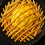 بطاطا مقلية بالجبن