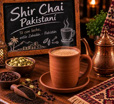 Shir chai Pakistaní