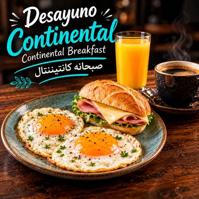 Desayuno continental - Continental Breakfast