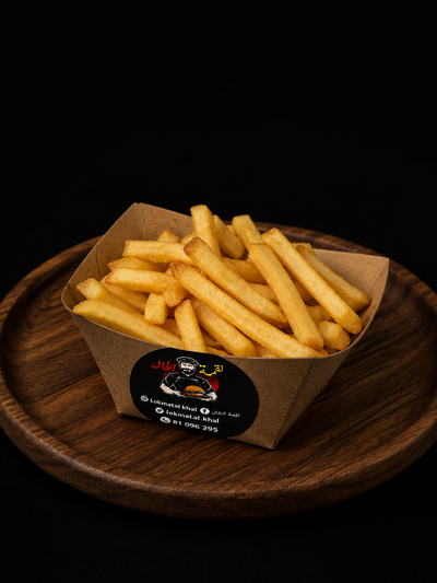 علبة بطاطا صغيرة