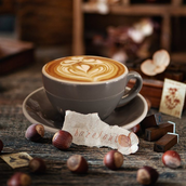 Hazelnut latte