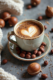 Hazelnut coffee