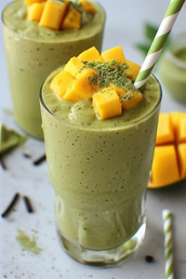 Ice Mango matcha