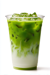 Ice matcha latte