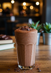 Chocolate milk shake