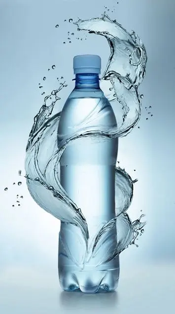 Small bottle of water