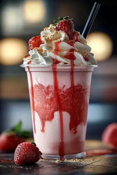 STRAWBERRY FRAPPE