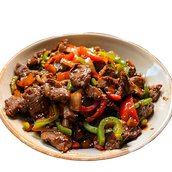 Chinese Pepper Steak With Black Bean Sauce 