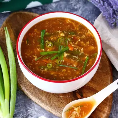 Chicken Hot and Sour Soup Single