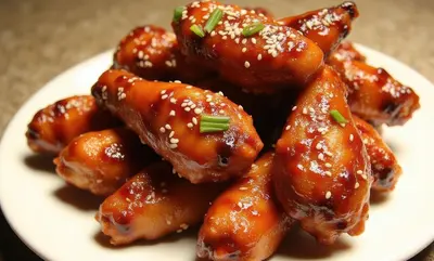Honey Chicken Wing's 8 pieces