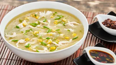 Chicken Corn Soup Single