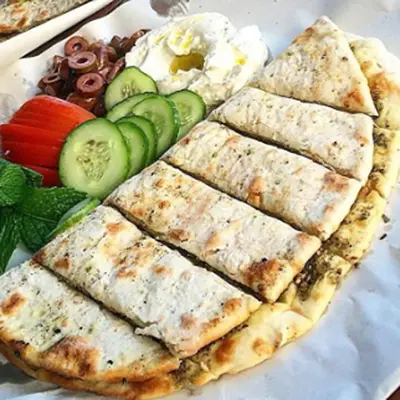 زعتر مع خضرة