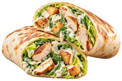 Creamy Chicken Caesar Wrap