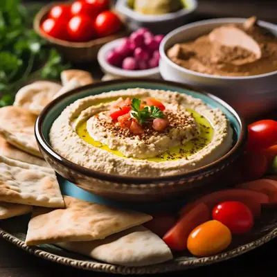 HUMMUS WITH LAMB - طبق حمص لحم