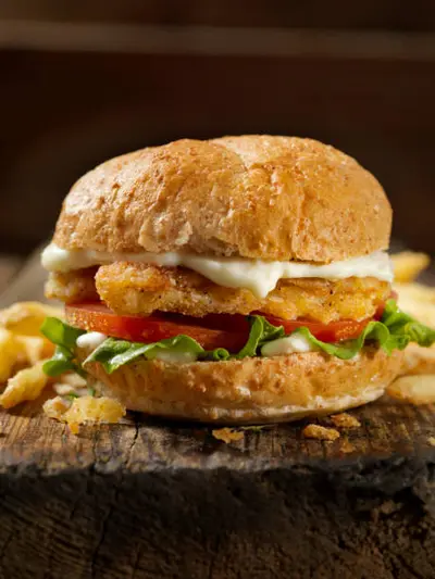 CHICKEN BURGER - برجر دجاج