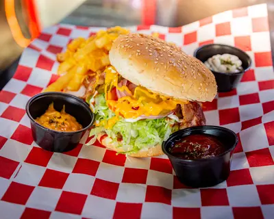 Hamburger con Papas
