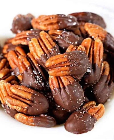 Pecan dipped chocolate