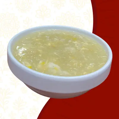 SWEET CORN SOUP CHICKEN OR VEGETABLE