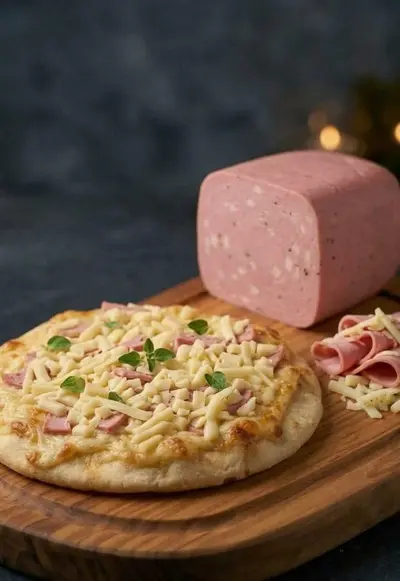 مرتديلا و جبنة