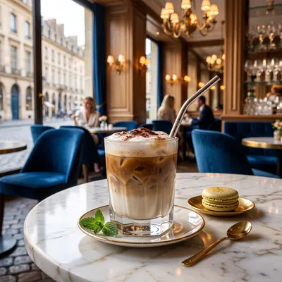 ايس لاتية Iced Latte