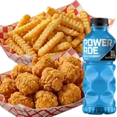 12 pc Popcorn Chicken Combo (up to 1049 cal)