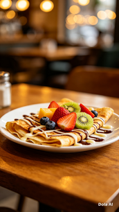 Crepe with toppings