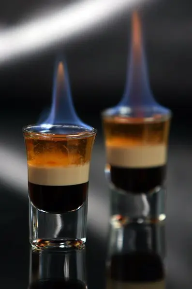 Flaming B52