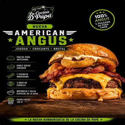 Hamburguesa American Angus