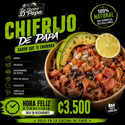  HORA FELIZ  CHIFRIJO DE PAPÁ 