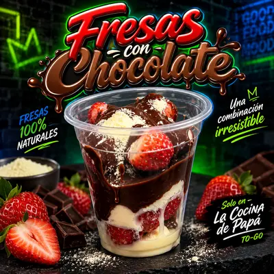  Fresas con Chocolate