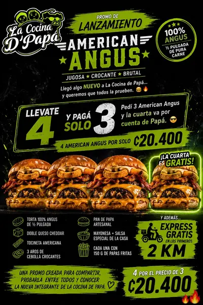 4X3 HAMBURGUESA AMERICAN ANGUS