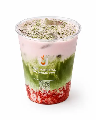 Strawberry Matcha Cold Foam