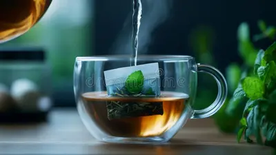 Papermint tea