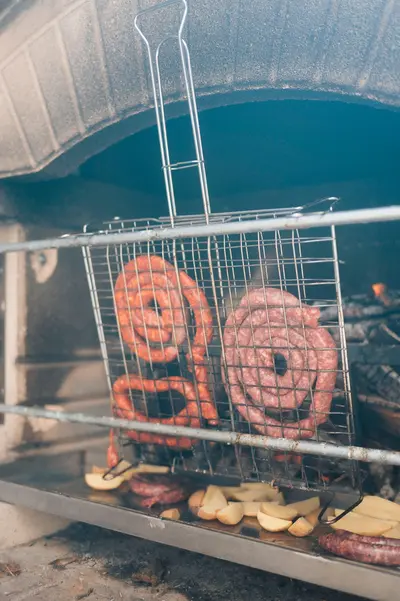 Charcoal-Roasted Boerewors
