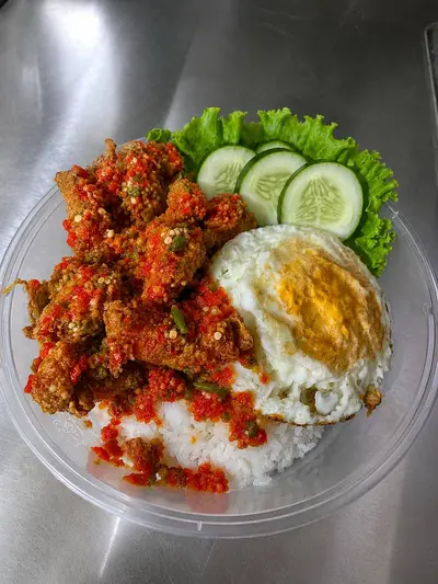 RICEBOWL CHICKEN SAMBAL GEPREK