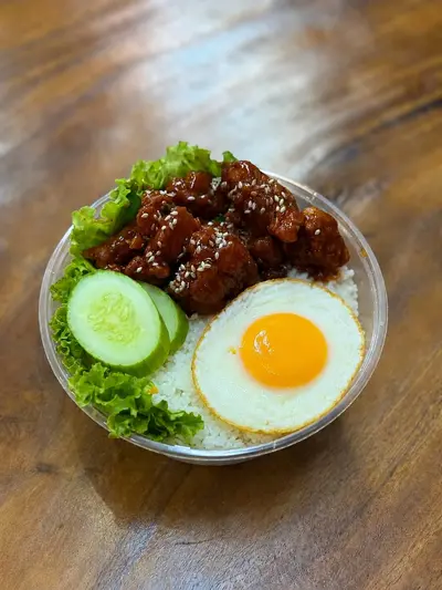 RICEBOWL CHICKEN BLACKPEPPER