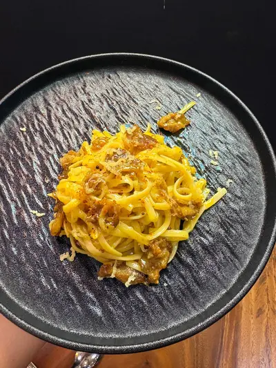 CREAMY CARBONARA BEEF BACON
