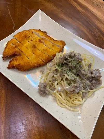 KATSU CARBONARA BEEF