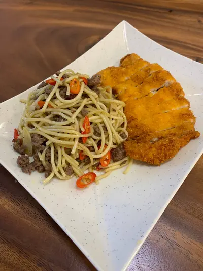 KATSU AGLIO E OLIO BEEF