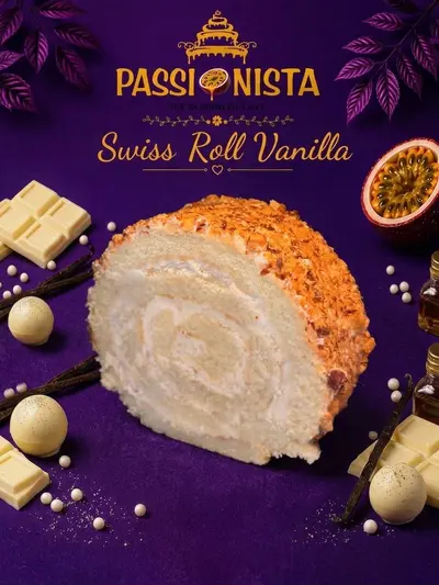 SWISS ROLL VANILLA